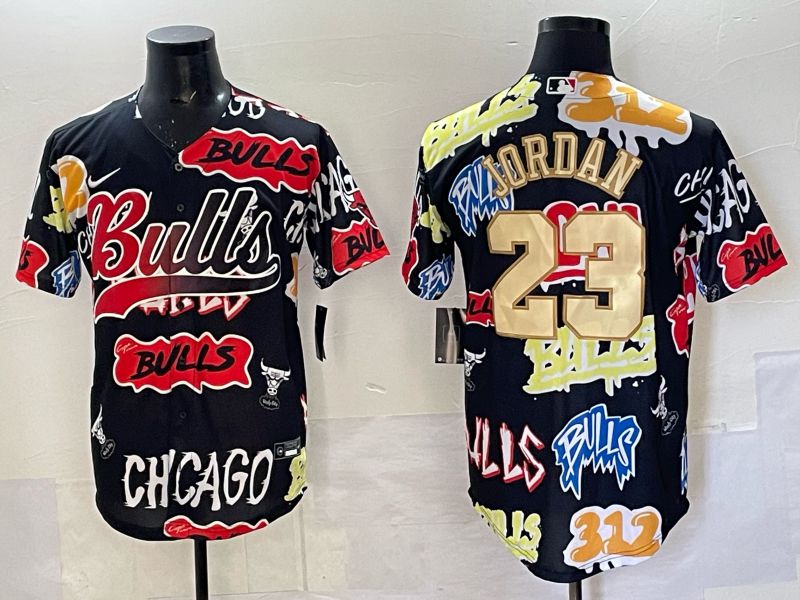 Men Chicago Bulls Nike #23 Jordan black NBA 2025 Jersey style 010->chicago bulls->NBA Jersey